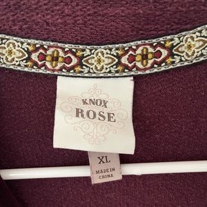 Women’s Top-Knox Rose-Size XL